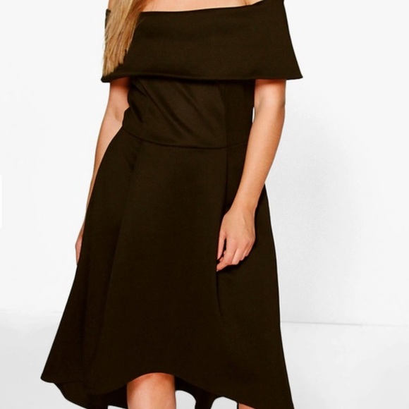 Boohoo Plus Dresses & Skirts - Boohoo PLUS DOUBLE LAYER MIDI DRESS